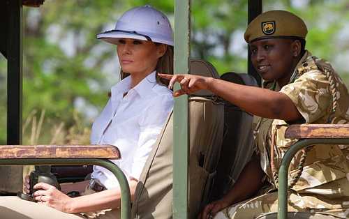 Send Help: Can Somebody Get Melania Trump and Her Pith Helmet Out of Africa?