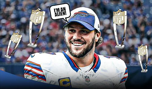 Josh Allen Wins 1st NFL MVP Award, Edges Out Lamar Jackson in Historic Race.