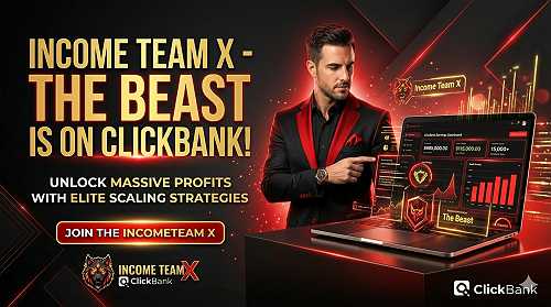 Income Team X – The Beast on ClickBank | Powerful Affiliate System Review