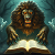 Poetry: In shadowed vaults where candles weep,  a hornèd sovereign bends to read—  his claws like...